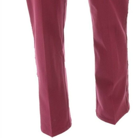 NWT ISAAC MIZRAHI STRETCH LACE TRIM PANTS 20T - Picture 6 of 13
